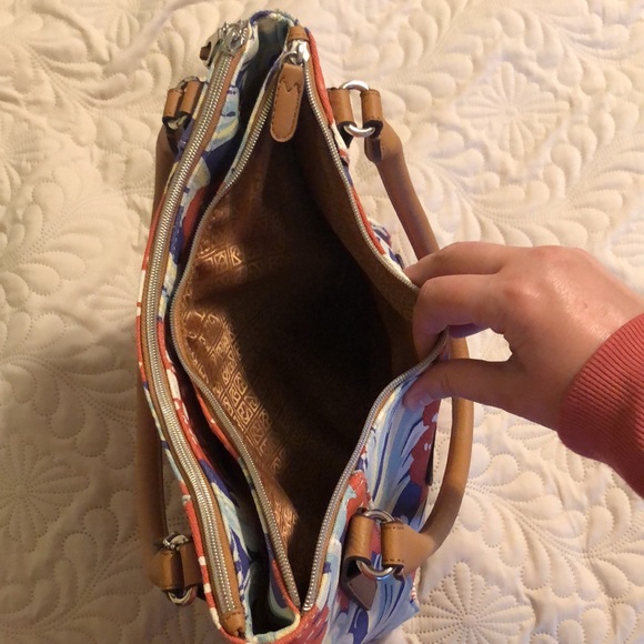 Relic canvas tote with fun floral pattern - Picture 3 of 5